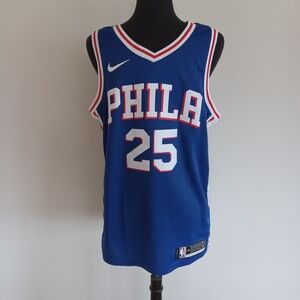 NIKE NBA BEN SIMMONS PHILADELPHIA SWINGMAN 76ERS JERSEY SIZE LARGE